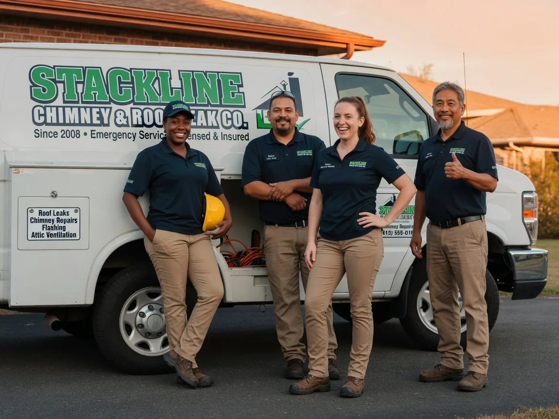 Chimney flashing repair company in Central City, IA